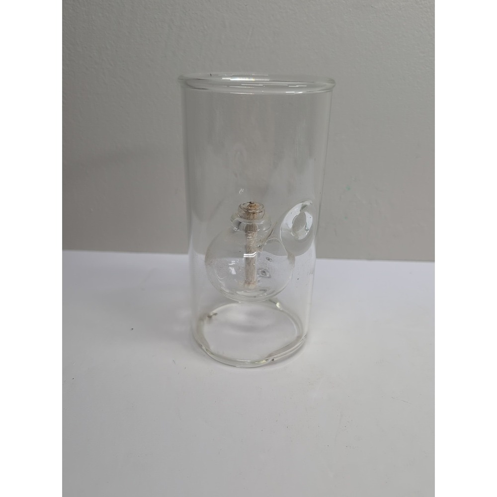 Wolfard Hand Blown in USA Art Glass Oil Lamps 6" Lamp